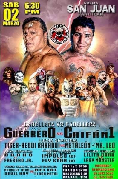 Lucha libre por todos lados.