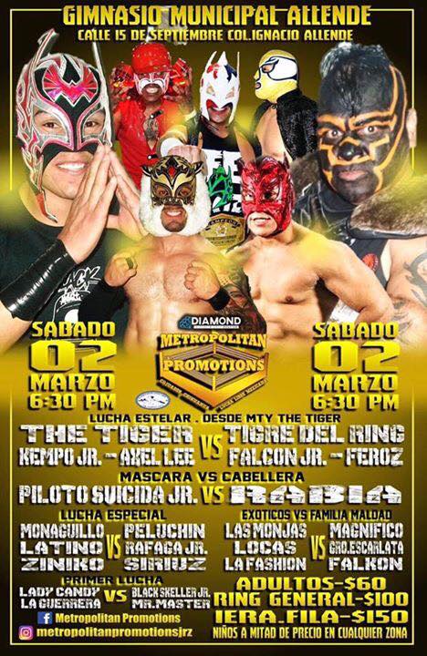 Lucha libre por todos lados.