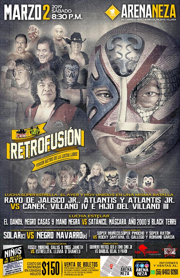 Lucha libre por todos lados.