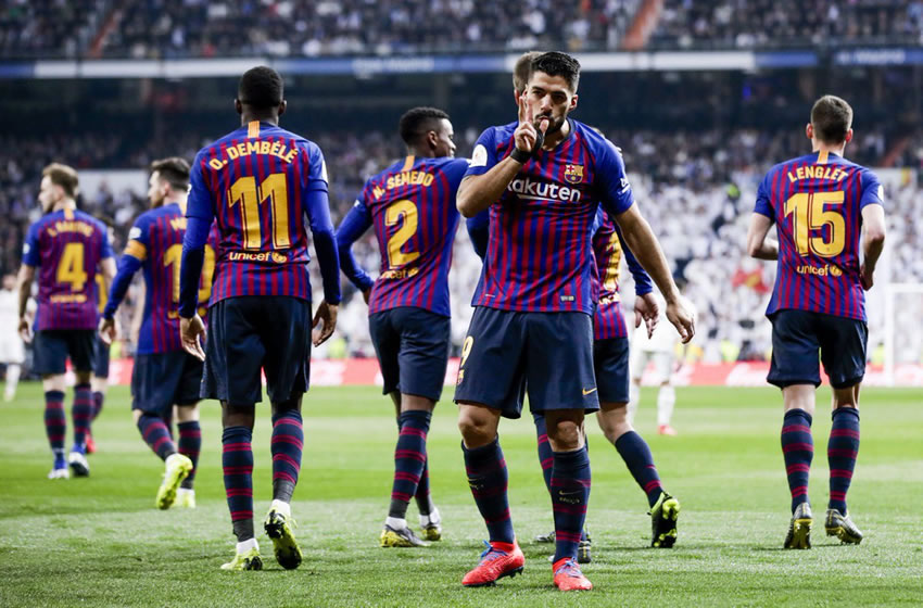 Luis Suárez marcó en dos ocasiones en la parte complementaria. (Foto: @FCBarcelona_es)