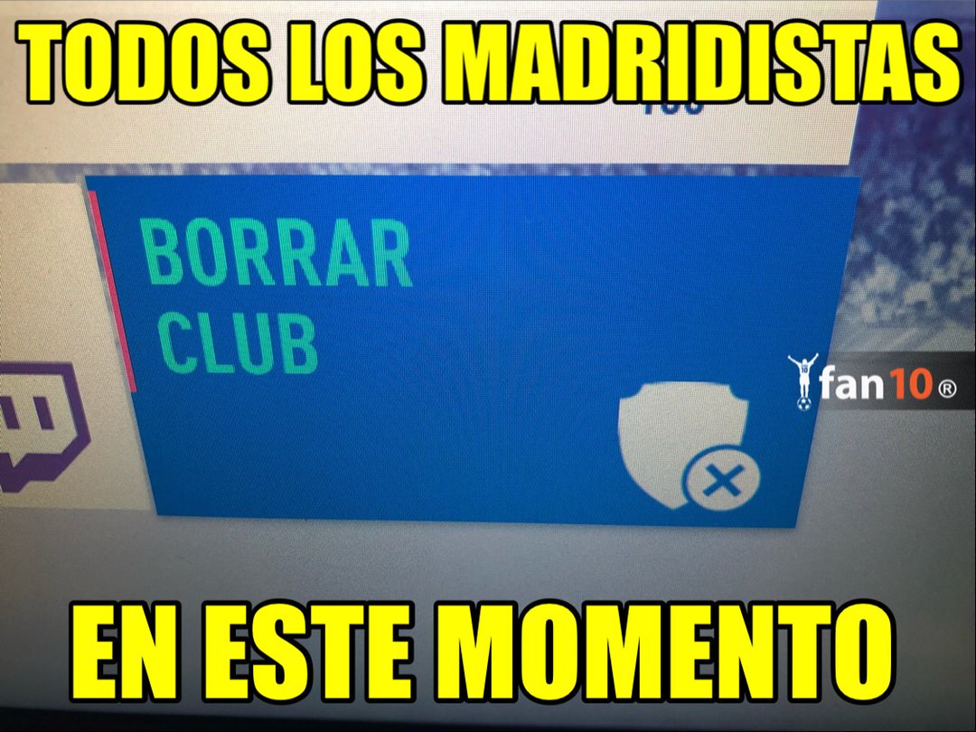 Memes del Real Madrid vs Barcelona (0-3) de la Semifinal de Vuelta de la Copa del Rey 2019