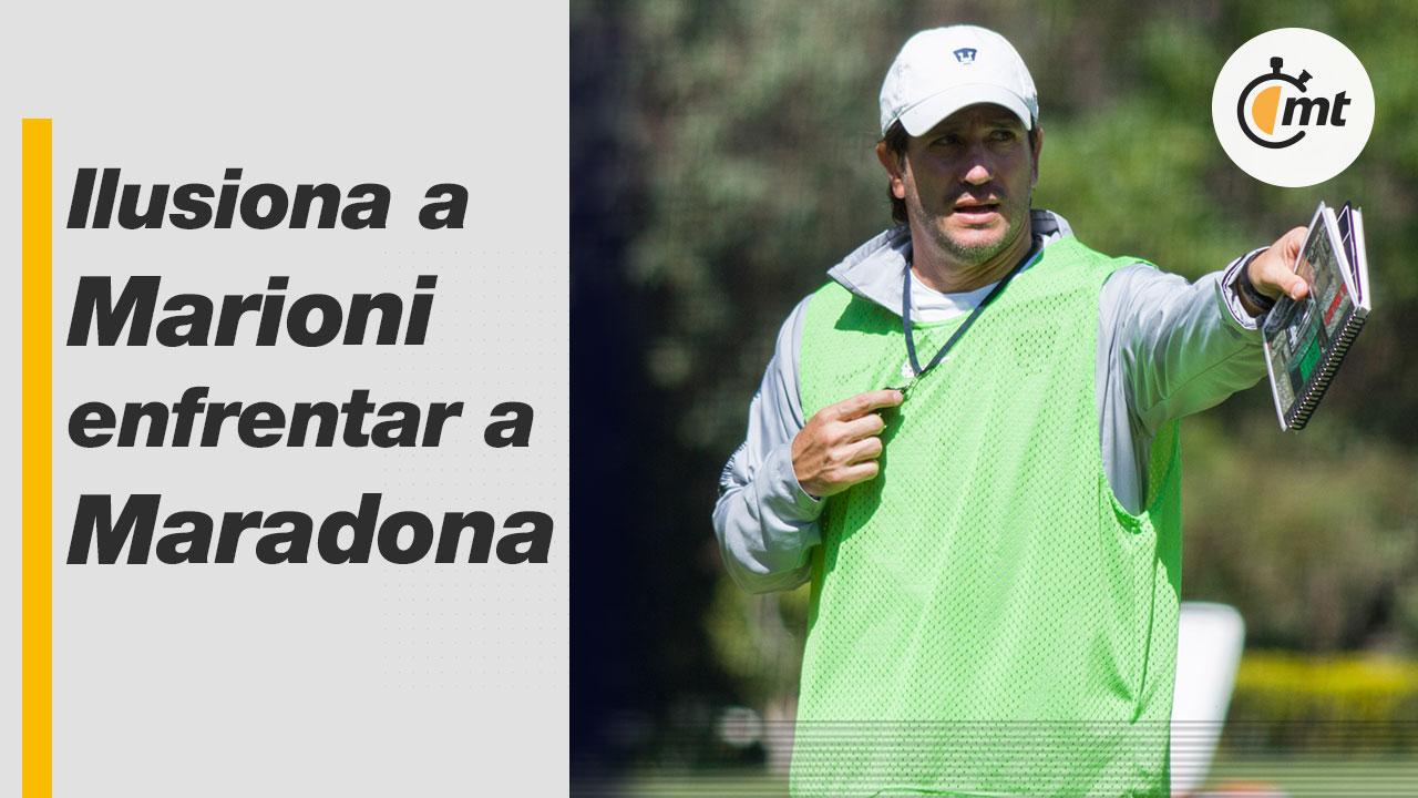 Ilusiona a Marioni enfrentar a Maradona en la Copa MX.