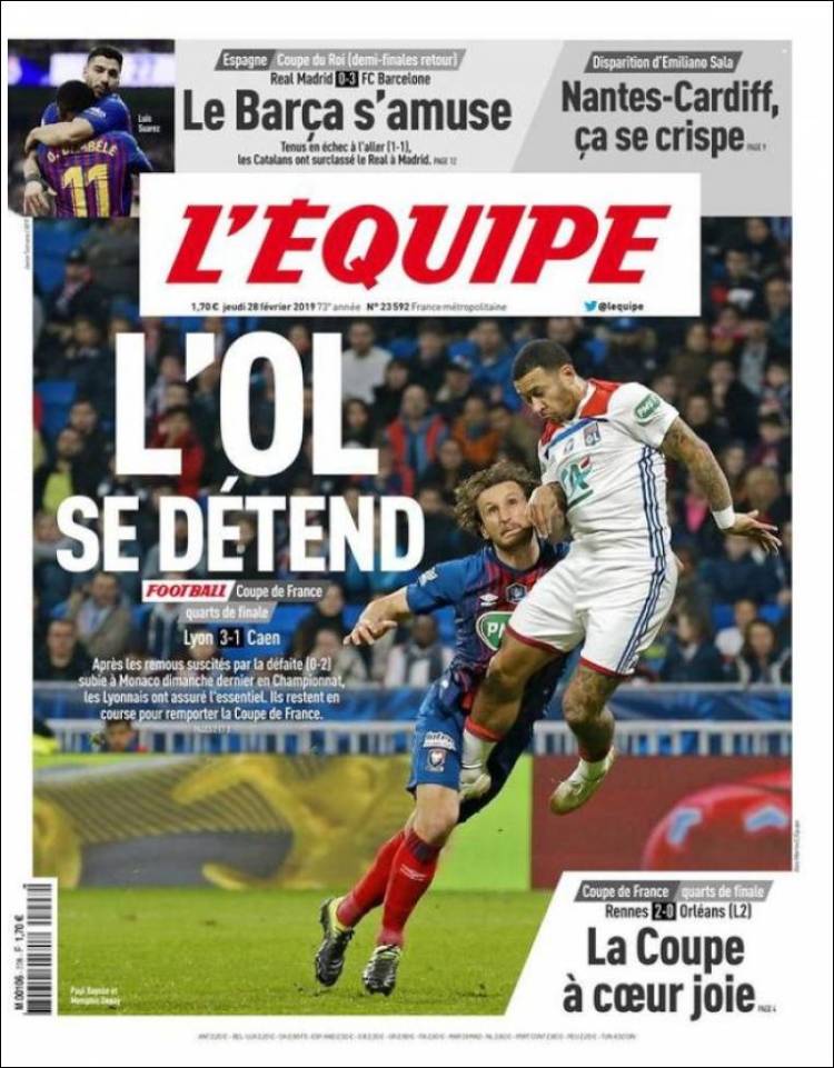 Las portadas deportivas más destacadas del mundo