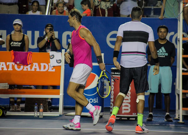 Nadal cayó en el Abierto Mexicano. (Foto Cortesía: Alejandro Orellana)
