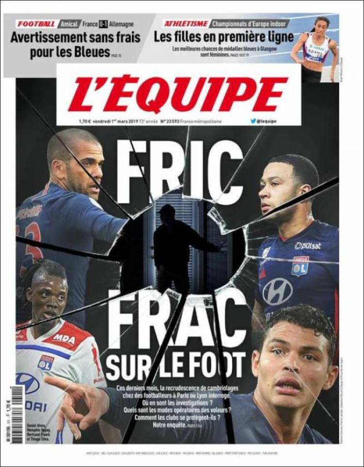 L'equipe de Francia.