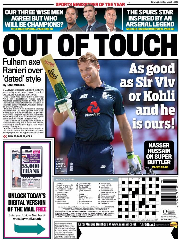 Mail Sport de Reino Unido.