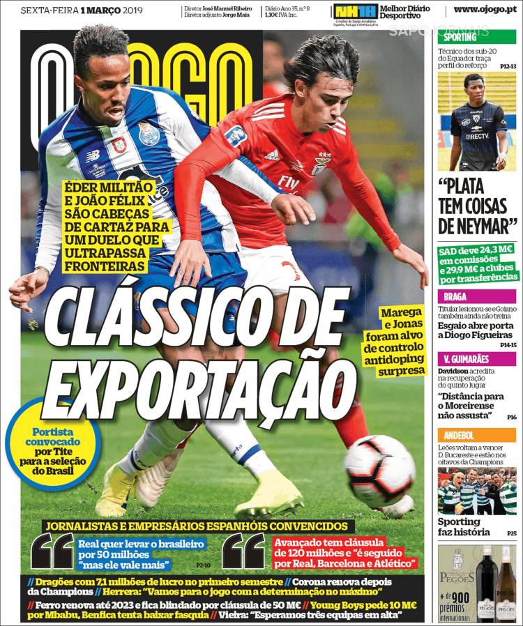 O Jogo de Portugal.