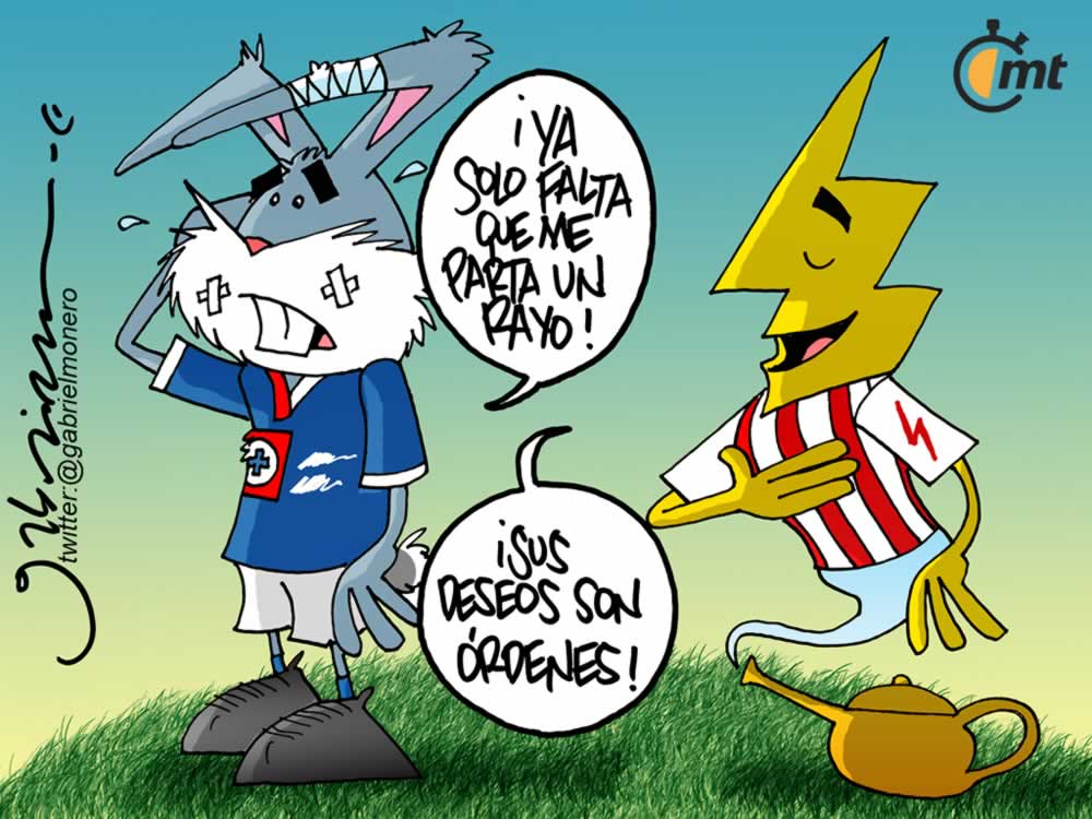 Un rayo en el Azteca