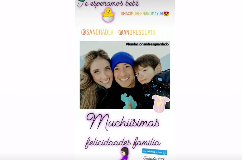 La familia Guardado anunció en redes que tendrán un segundo hijo. (Foto: Instagram)