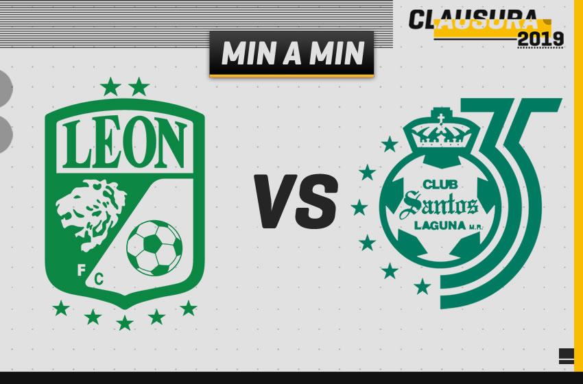 León vs. Santos:  EN VIVO y directo, Jornada 9 Clausura 2019