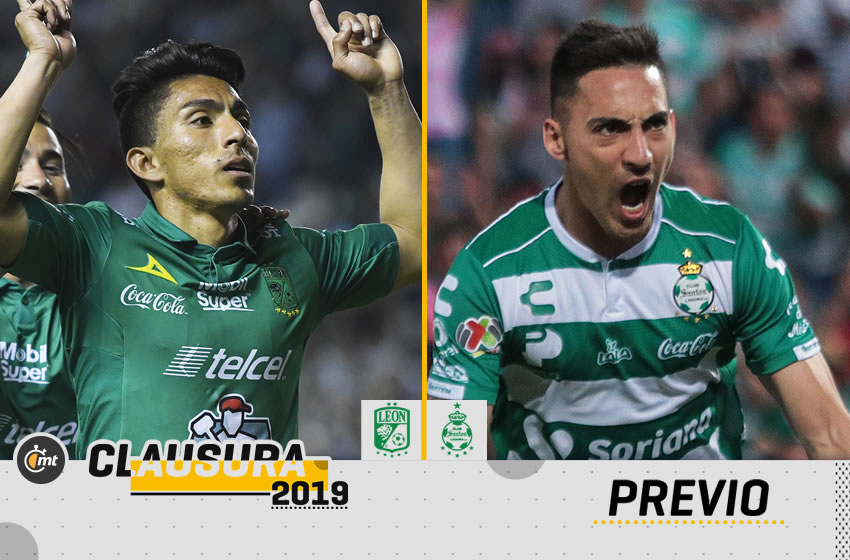 Mena y Correa son los goleadores de León y Santos, respectivamente. (Foto: Imago7)