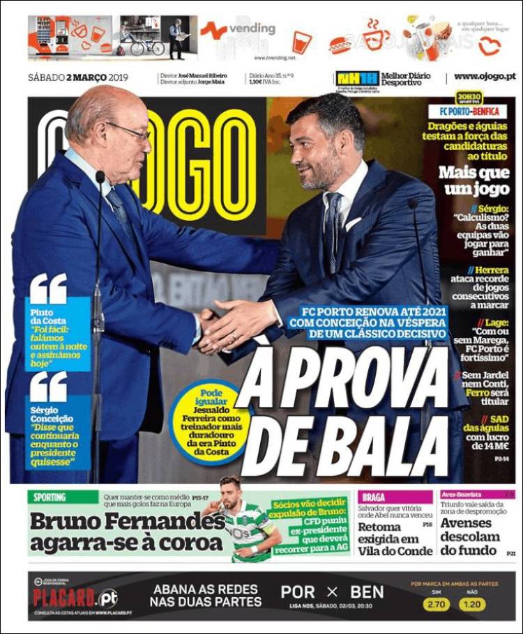 O Jogo de Portugal.