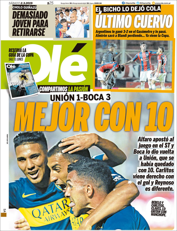 Olé de Argentina.