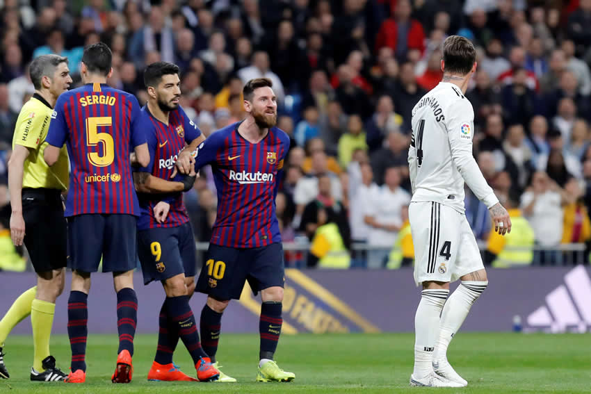 Sergio Ramos aseguró que la discusión con Messi se queda en el campo. (Foto: EFE)
