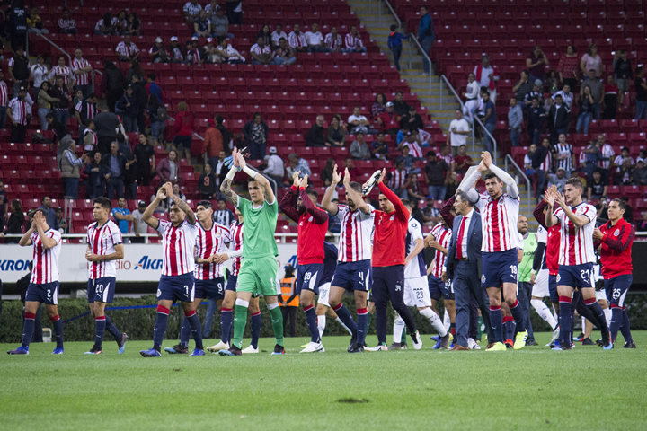 Chivas recibió sus primeros dos goles en el Estadio Akron en lo que va del Clausura 2019 gracias a Pabón. (Foto: Imago7)