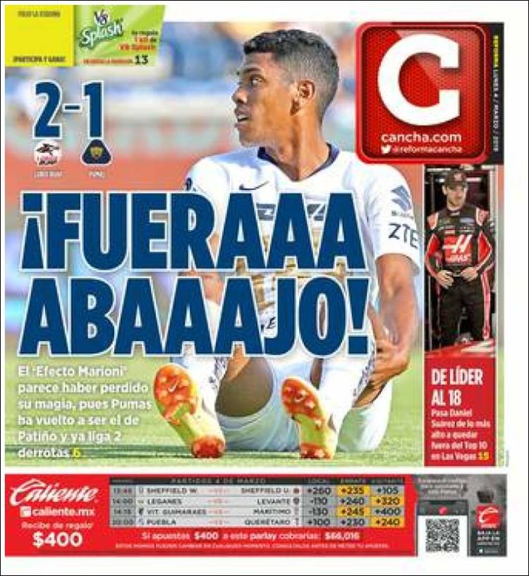 Las mejores portadas del mundo de los deportes en Mediotiempo.