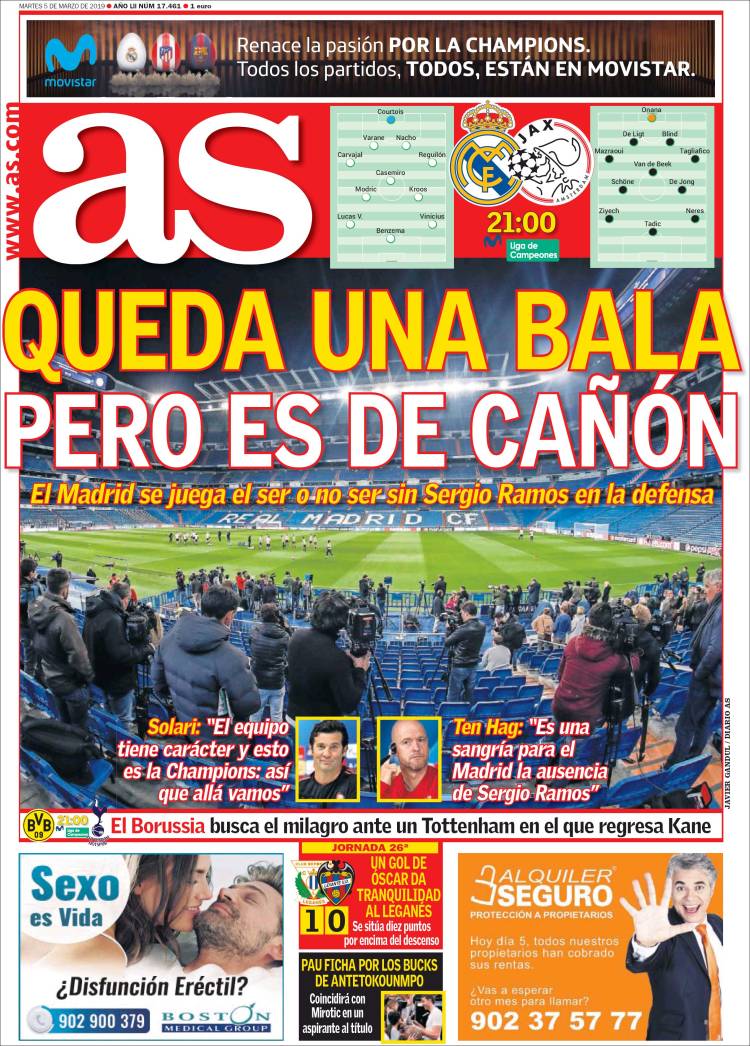 Las mejores portadas del mundo deportivo en Mediotiempo.