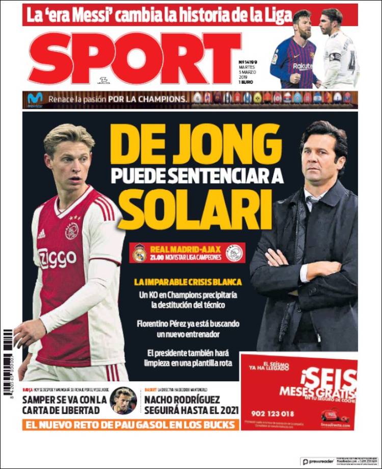 Las mejores portadas del mundo deportivo en Mediotiempo.