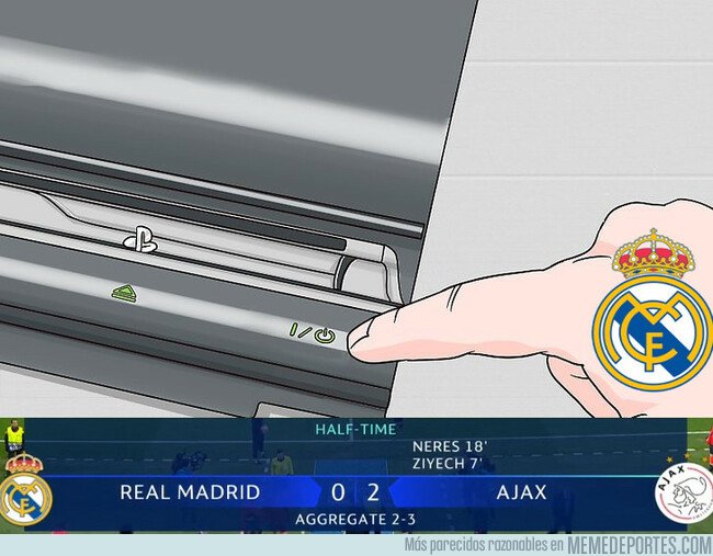 Memes del Real Madrid eliminado de la UEFA Champions League
