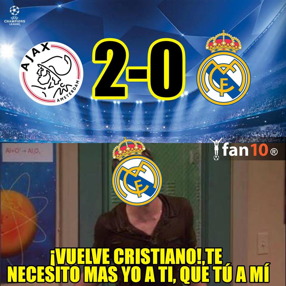 Memes del Real Madrid eliminado de la UEFA Champions League