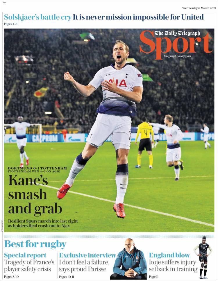 The Daily Telegraph Sport de Reino Unido.