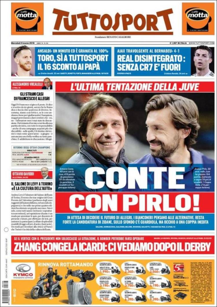 Tuttosport de Italia.