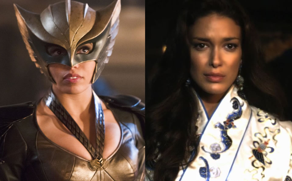 Hawkgirl, interpretada por Ciara Renée en Legends of Tomorrow y Sahar Biniaz en Smallville. (Foto: DC)