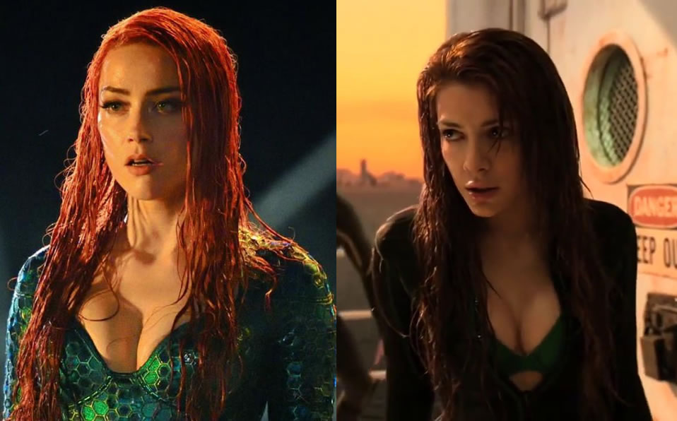 Mera, interpretada por Amber Heard en DCEU y Elena Satine en Smallville. (Foto: DC)