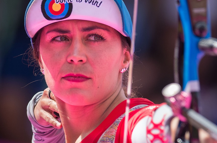 Aída Román/Tiro con Arco. (Foto: Mexsport)