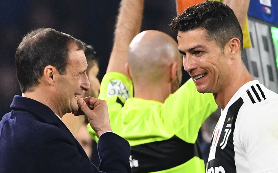 Massimiliano Allegri confirmó que acudieron a un evento, al que calificó de cena, no de fiesta. (Foto: AFP)