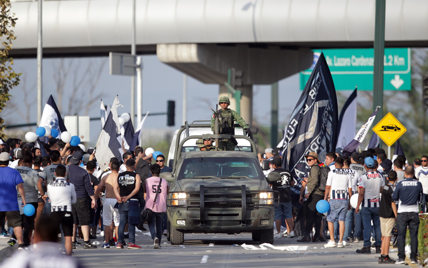 El ambiente y color del Clásico Regio entre Rayados y Tigres. Foto: Imago7