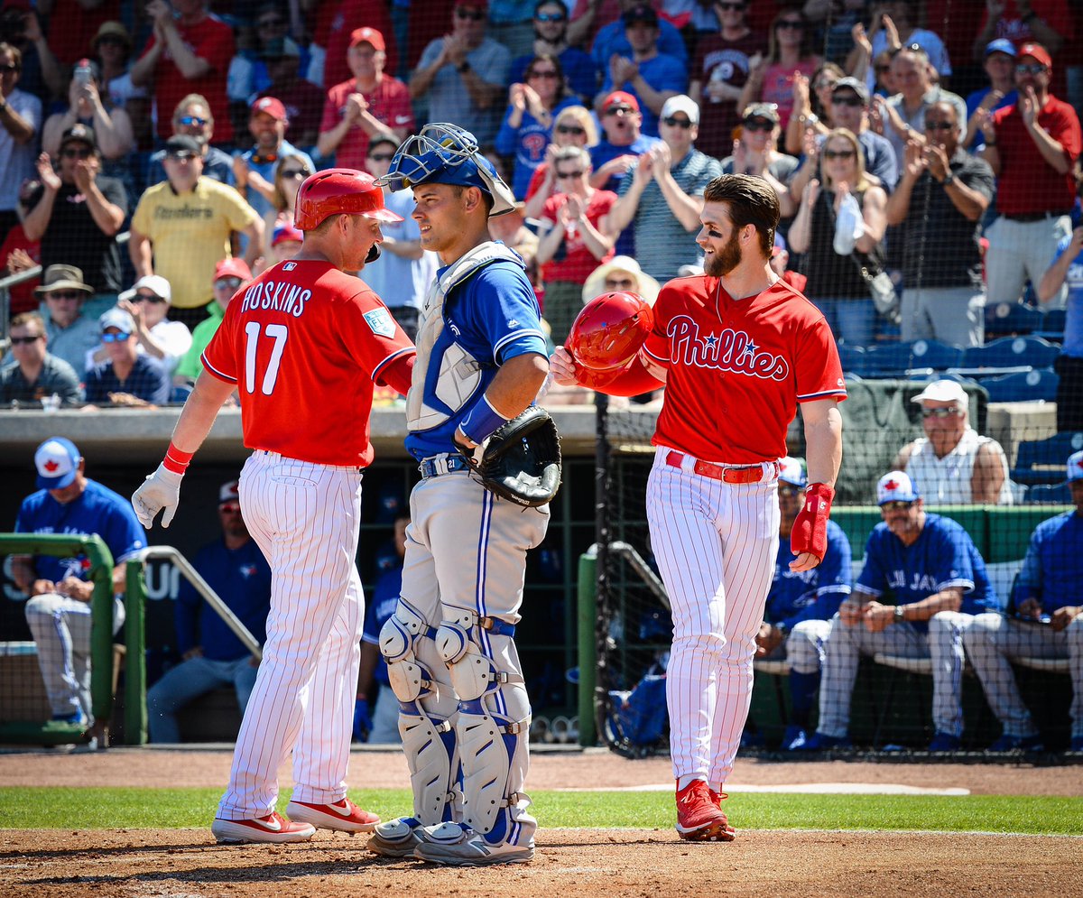 Bryce Harper se presentó con los Philadelphia Phillies. Foto: Phillies