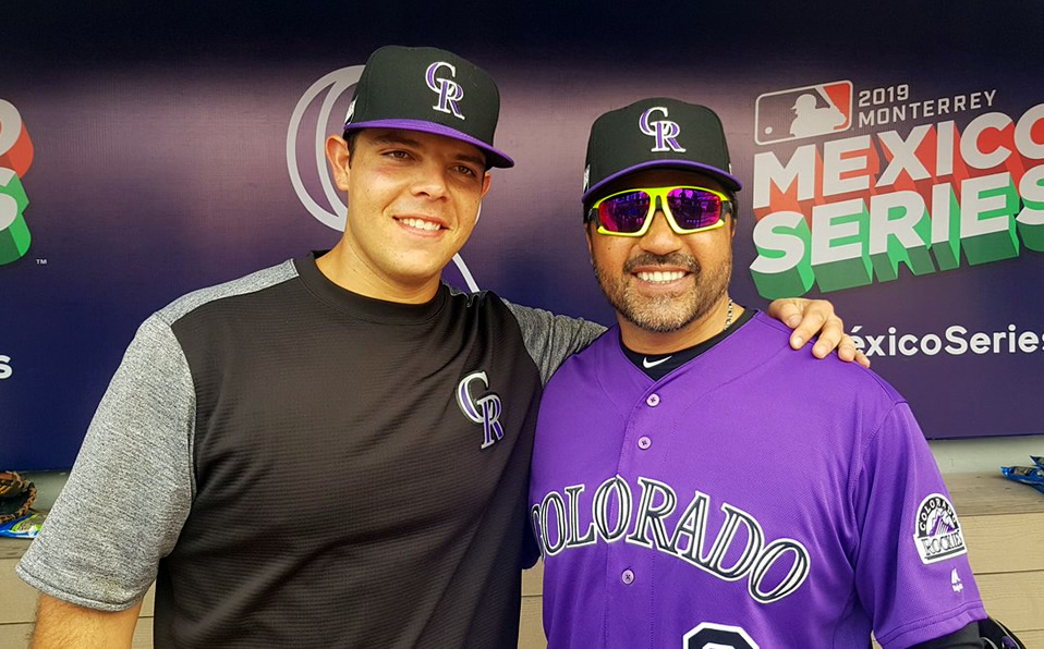 Roberto y Vinivio, justos con el poder mexicano en Grandes Ligas. (Foto: @MLB_Mexico)