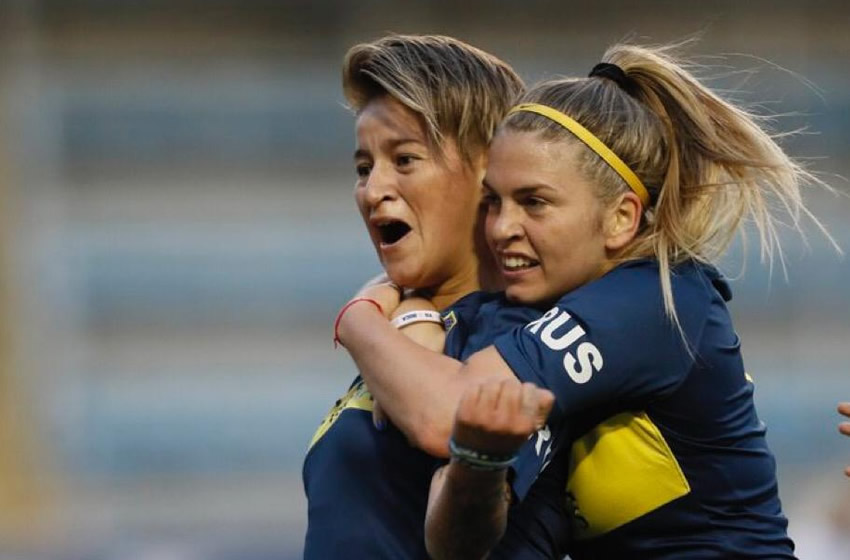 Yamila Rodríguez cautivó a la afición con un doblete (@BocaJrsOficial)