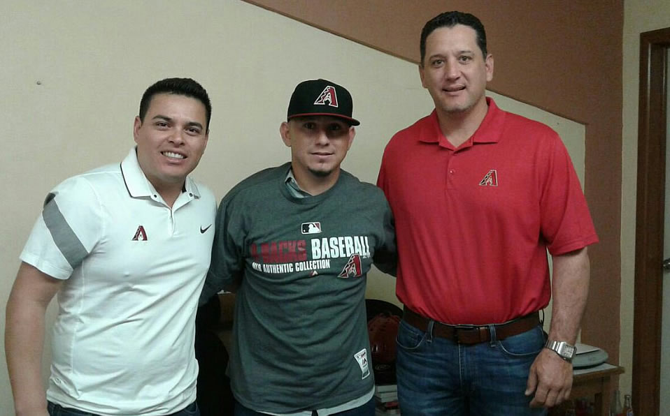 A su llegada con los Diamondbacks. (cortesía)