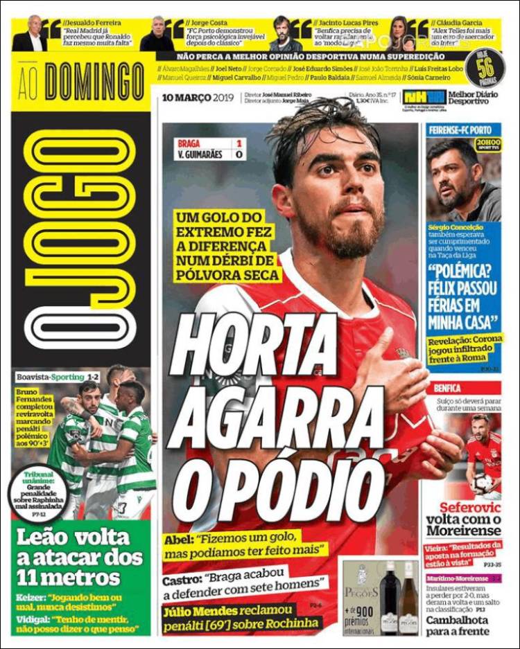 O Jogo de Portugal.