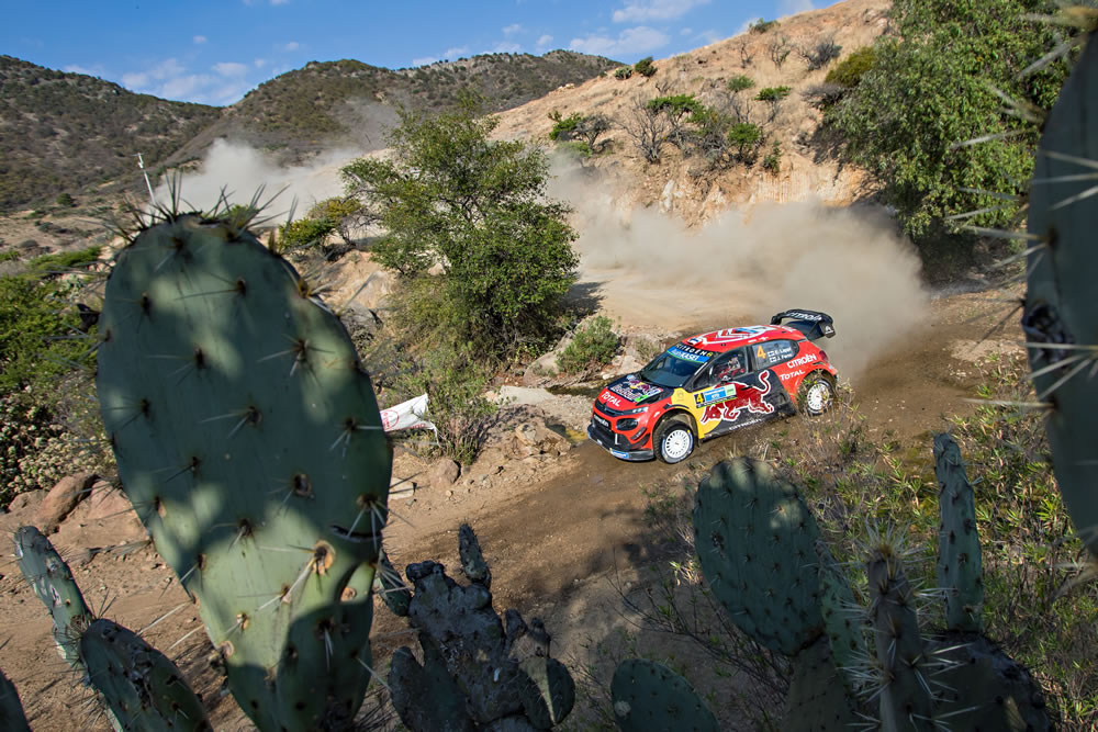 Ogier se lleva la tercera fecha del WRC en el Rally de Guanajuato.