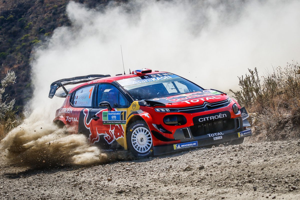 Ogier se lleva la tercera fecha del WRC en el Rally de Guanajuato.