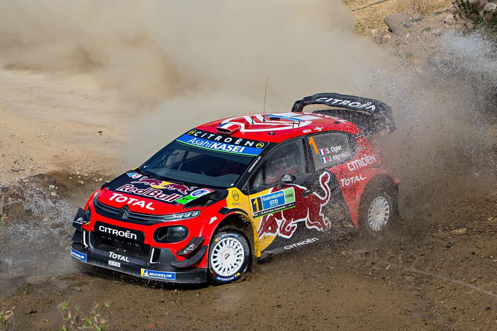 Ogier se lleva la tercera fecha del WRC en el Rally de Guanajuato.