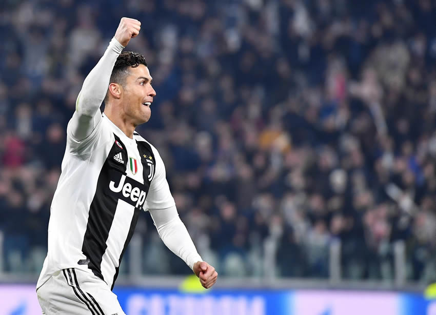 CR7 marcó Hat-Trick en casa para darle el pase a los Cuartos de Champions. (Foto: EFE)
