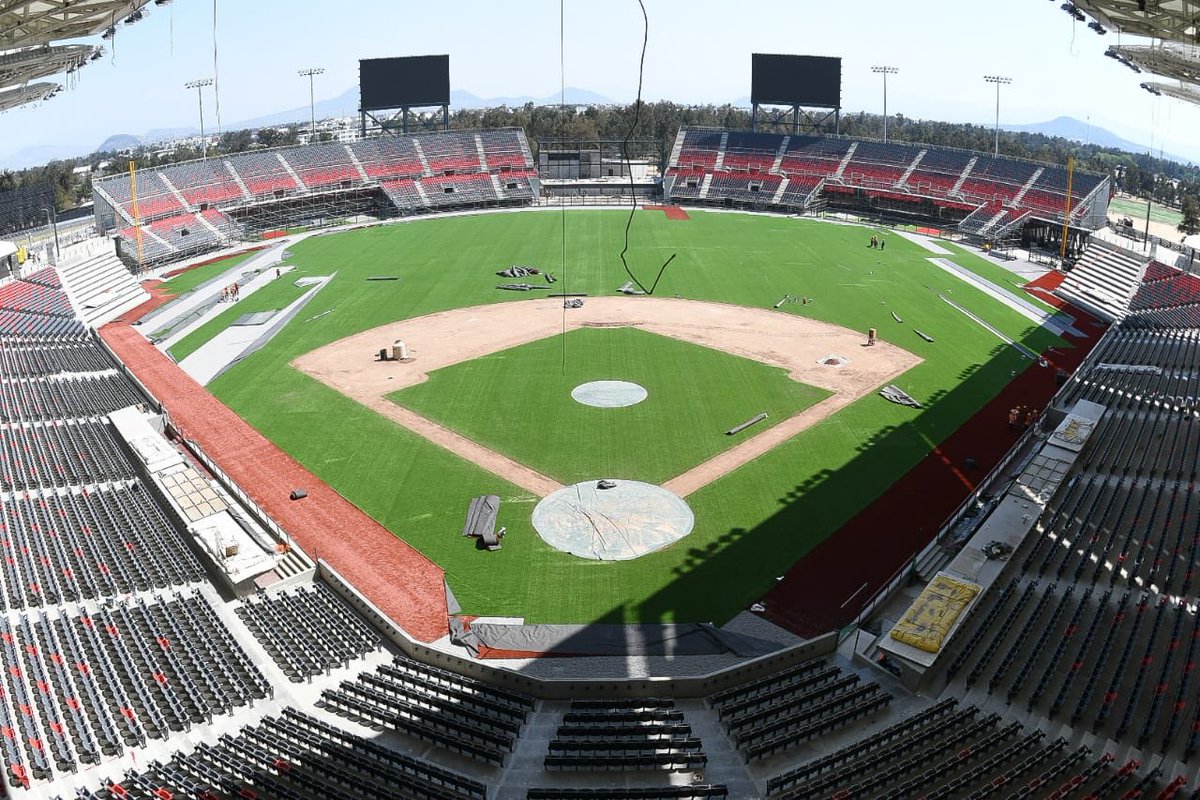 ¡Espectacular! Así se ve el Estadio de los Diablos Rojos del México antes de su inauguración.