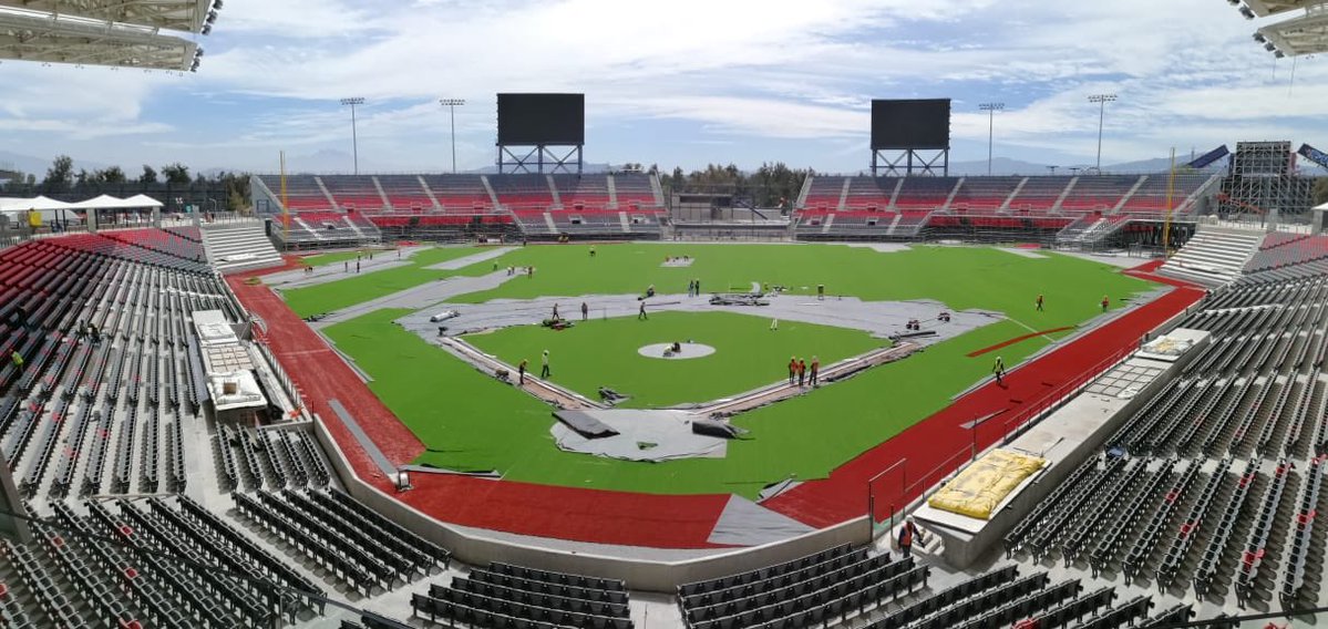 ¡Espectacular! Así se ve el Estadio de los Diablos Rojos del México antes de su inauguración.