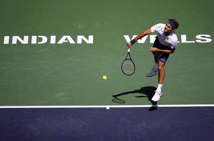 Roger Federer se impuso al al polaco Hubert Hurkacz. Foto: AFP