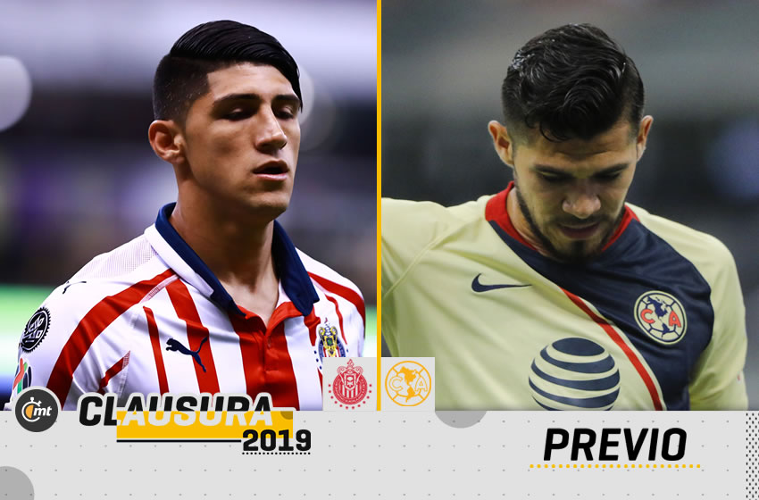 Alan Pulido y Henry Martín son los goleadores de Chivas y América, respectivamente. (Foto: Imago7)