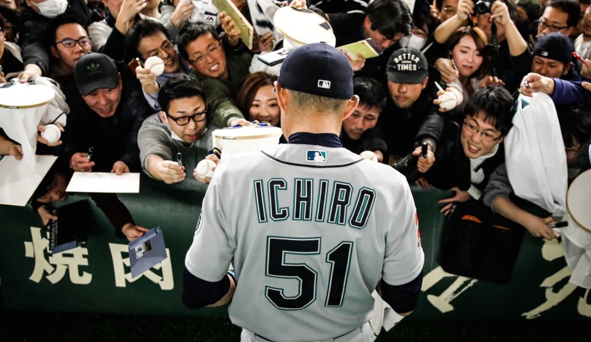 Ichiro Suzuki, el ídolo japonés de los Seattle Marines. Foto: MLB