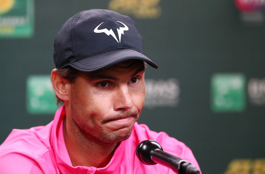 Nadal no podrá disputar el encuentro 39 de su carrera ante Federer.(AFP)