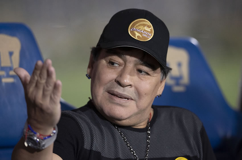 Maradona lamentó que Infantino no cumpla con sus promesas de campaña.(Imago7)