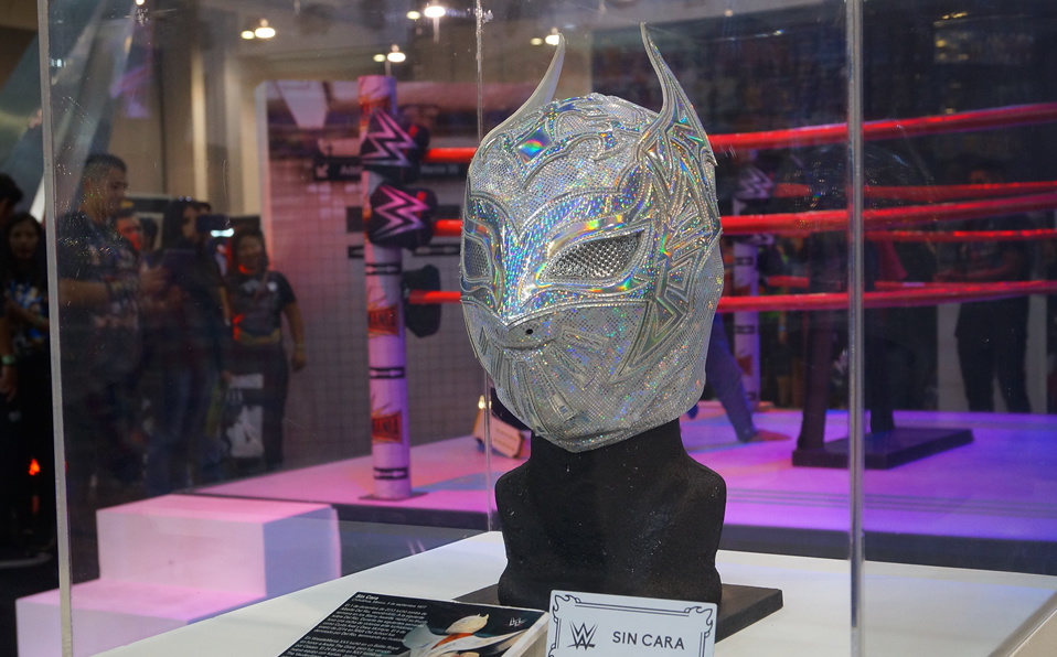 Máscara de Sin Cara de la WWE. (Foto: Aldo Pérez)