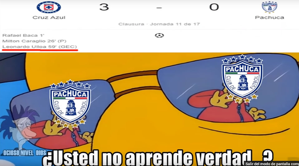 Memes de la Jornada 11, Clausura 2019, Liga MX
