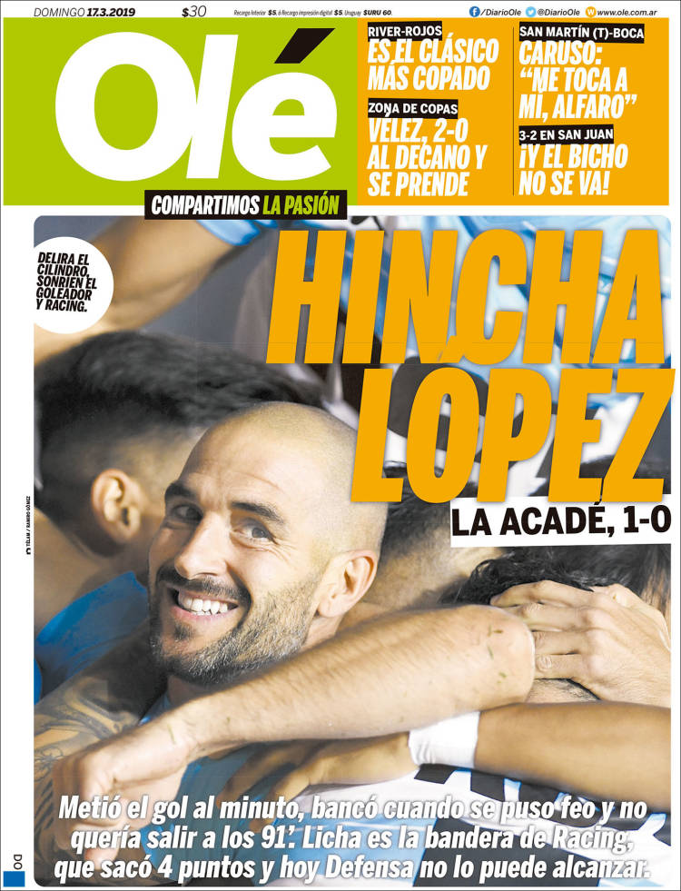 Olé de Argentina.